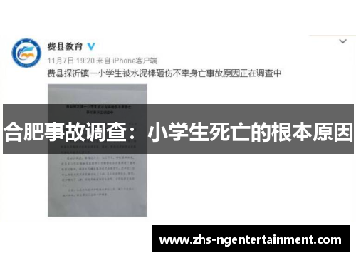 合肥事故调查：小学生死亡的根本原因